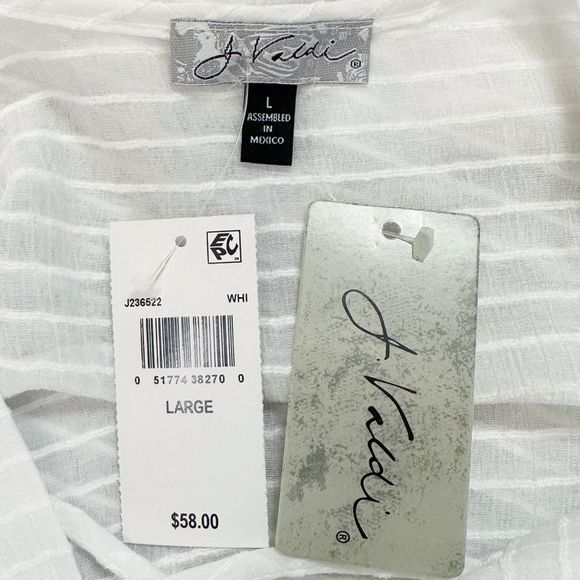 J. Valdi Santa Barbara Big Shirt Tunic Coverup - Size Large - Picture 5 of 6